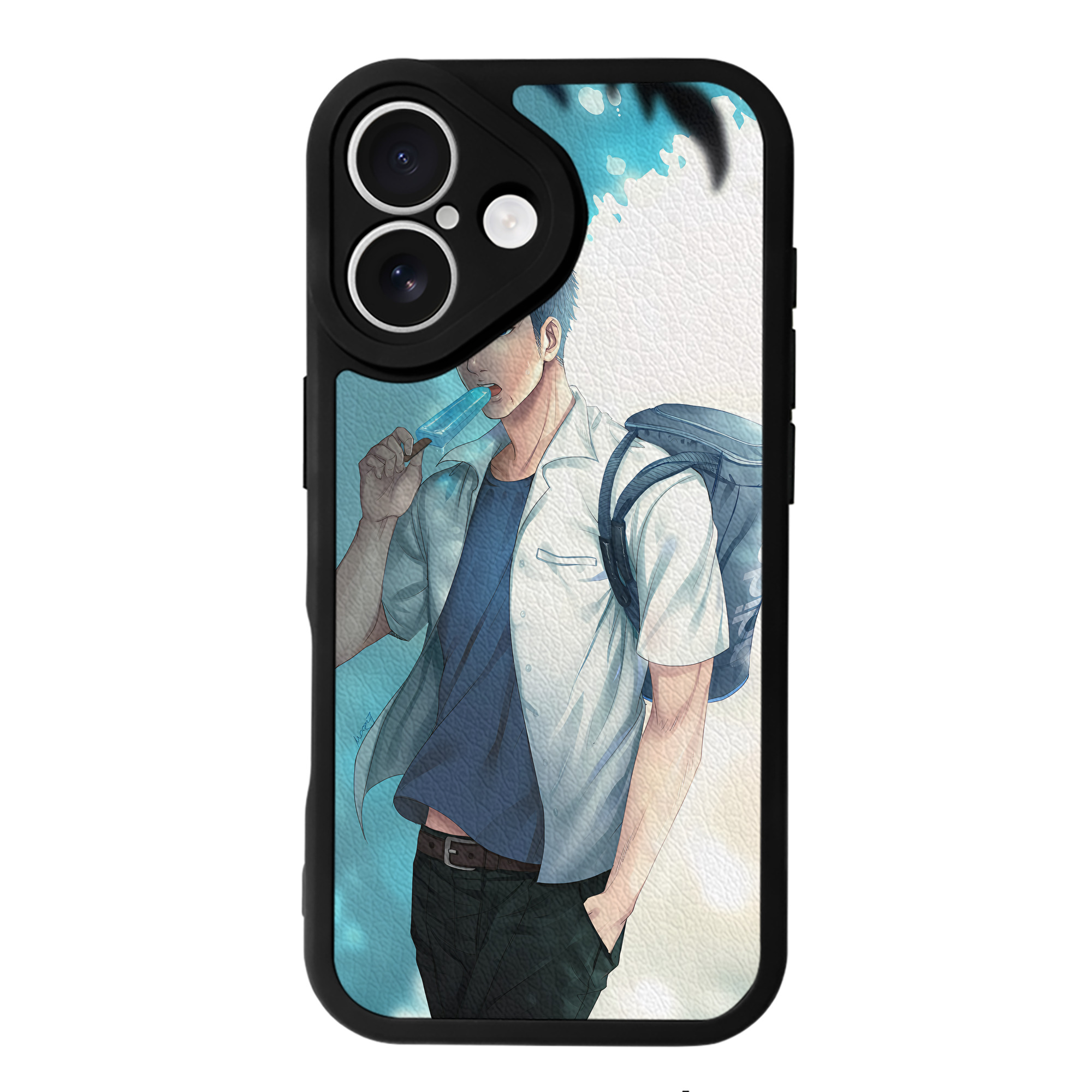 （画像用） SLAM DUNK／スラムダンク 【iPhone 16シリーズ対応】シリコンスマホケース（レザー調） 材質：シリコン